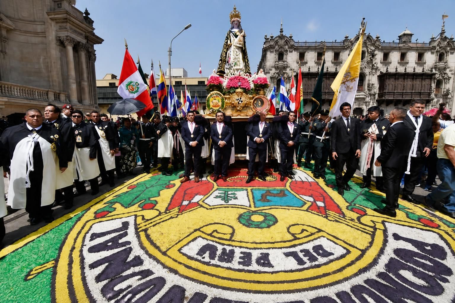Alto mando de la PNP rinde homenaje a Santa Rosa de Lima, patrona institucional