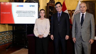 Cancillería y BID presentan visa electrónica y pasaporte de emergencia para peruanos en el exterior
