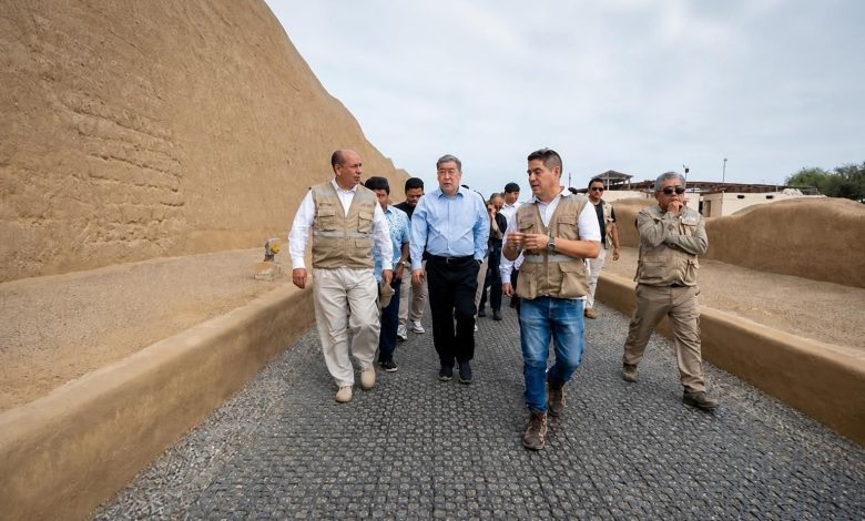 Embajador de China visita Chan Chan y refuerza cooperación cultural para su preservación