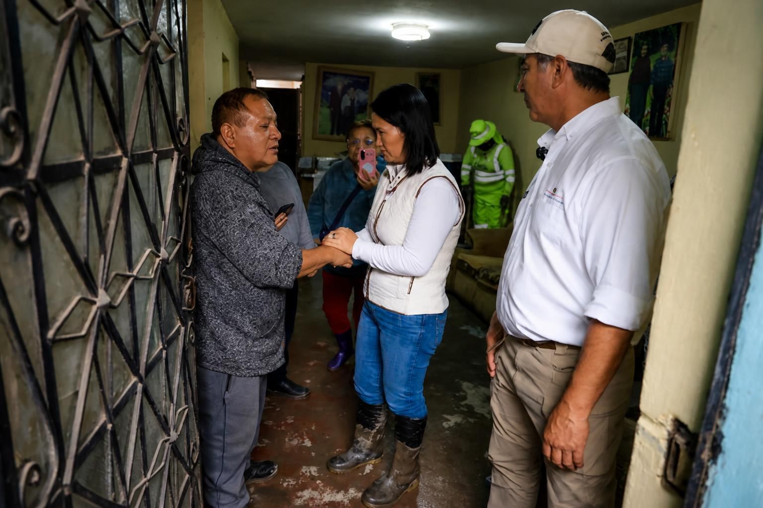 Keiko Fujimori anunció emergencia para distritos de Lima Sur y regiones afectadas por lluvias
