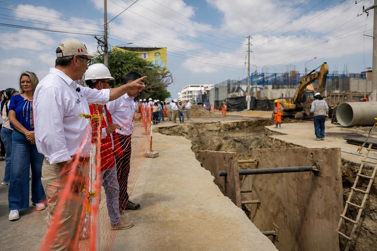 Lambayeque: aceleran obras de agua y saneamiento ante la visita del papa León XIV