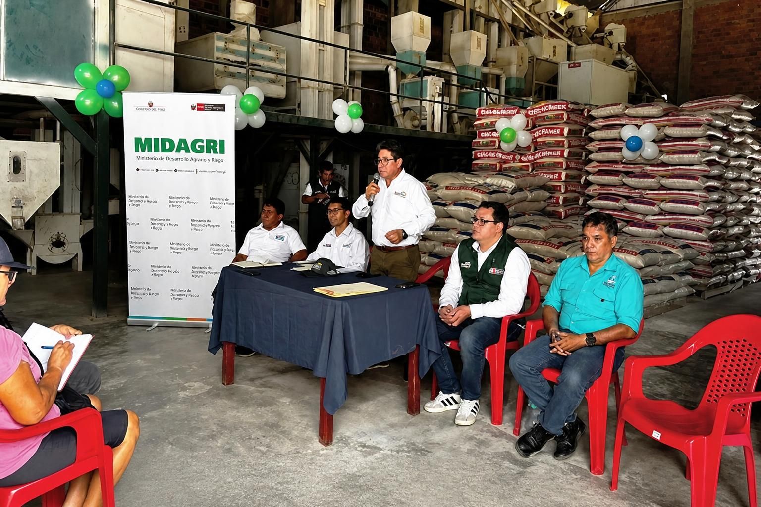 Midagri concreta primera compra de arroz a pequeños productores de Loreto