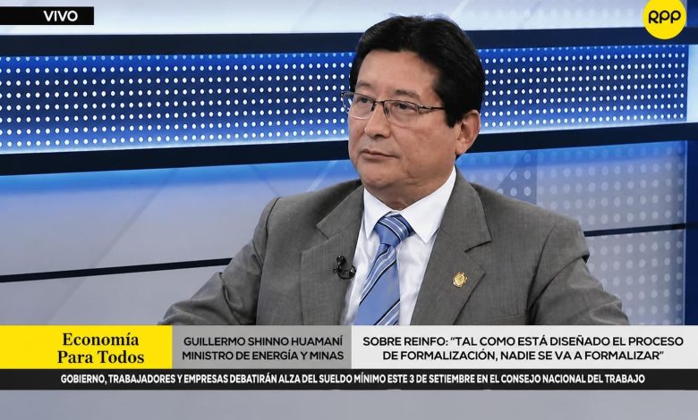 Ministro Shinno: adenda para masificar el gas natural en 7 regiones está en parte final