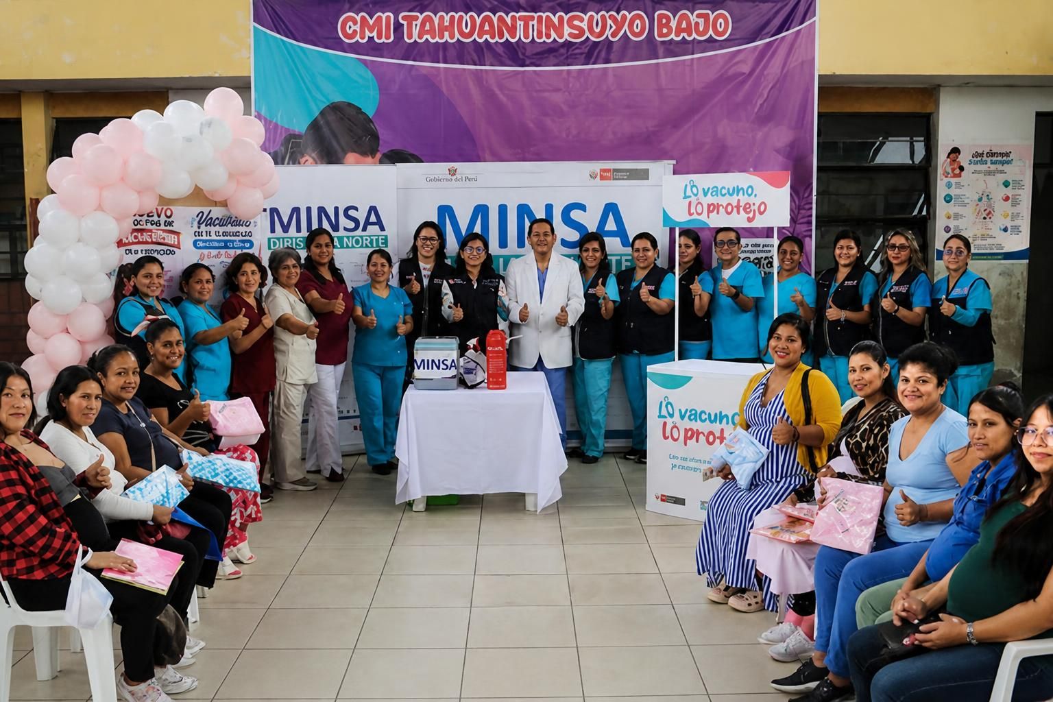 Minsa protegerá por primera vez a gestantes de Lima Norte contra el Virus Respiratorio Sincitial