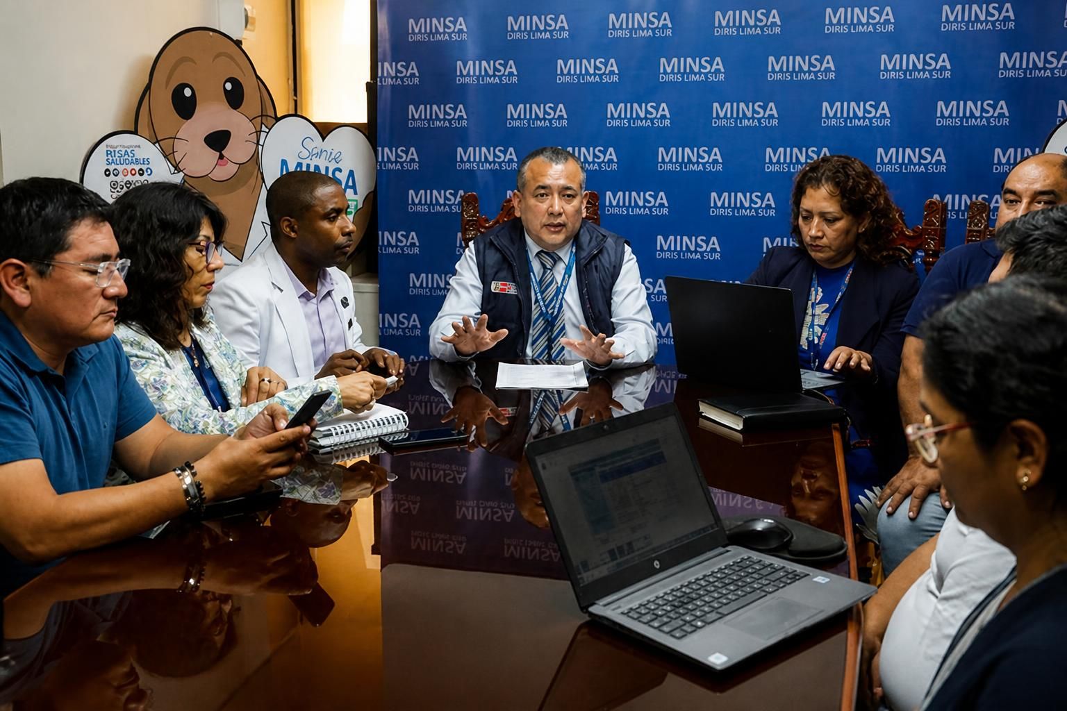 Minsa y Diris Lima Sur coordinan respuesta sanitaria por lluvias en Villa El Salvador