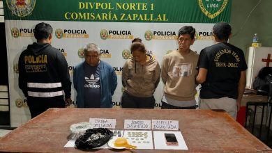 PNP desarticula a “Los Parientes del Hampa”, red de microtráfico en Lima Norte
