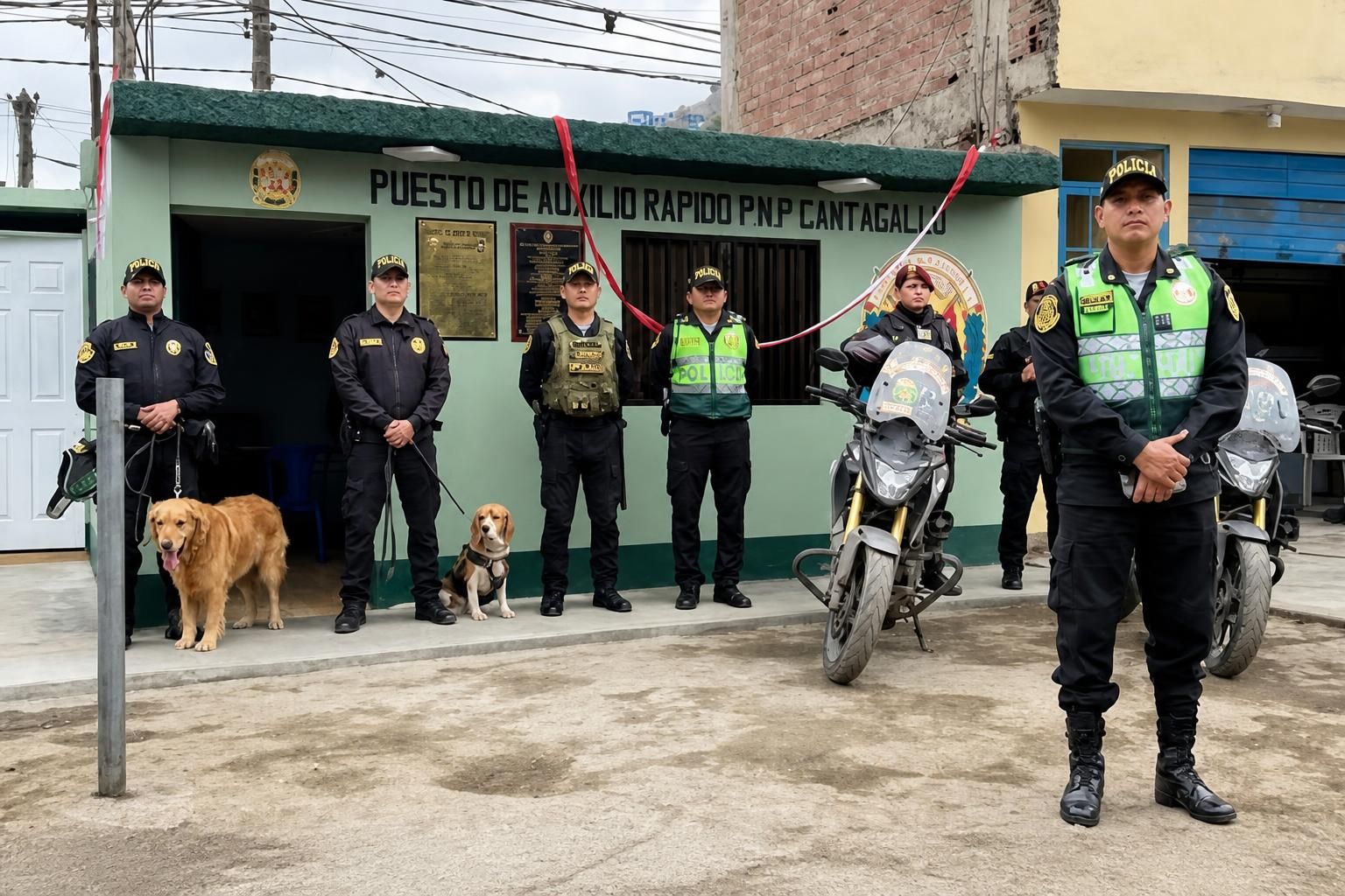 PNP reactiva Puesto de Auxilio Rápido en Cantagallo para la seguridad de la comunidad Shipibo-Konibo