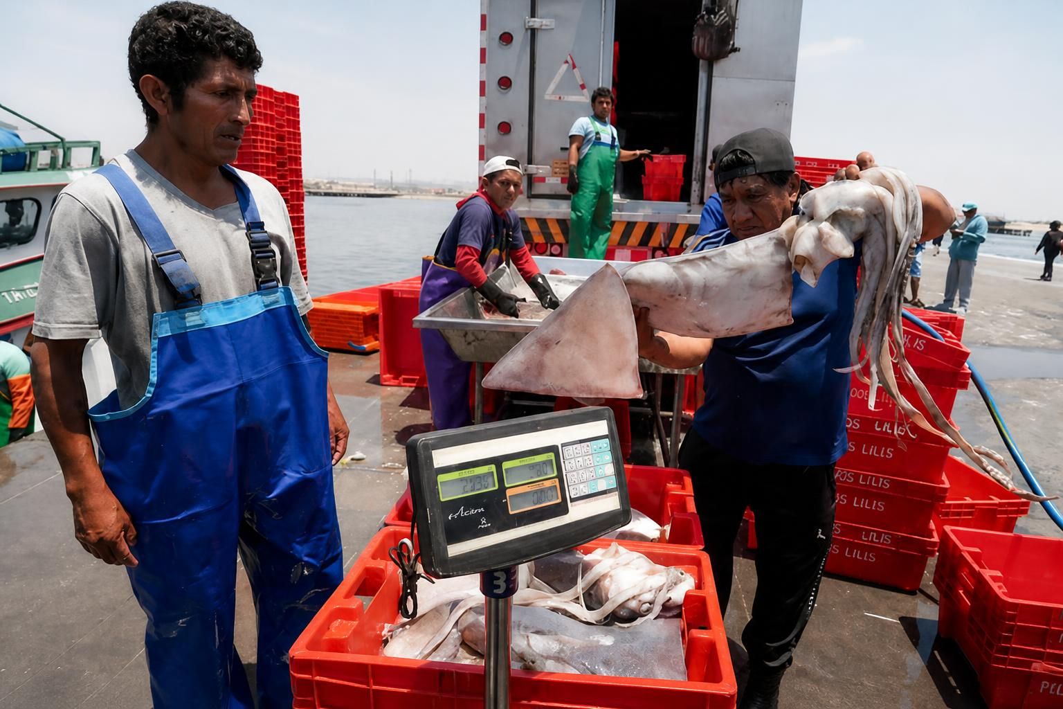 Produce amplía cuota de pesca de pota y dispone la reactivación con más de 82 mil toneladas