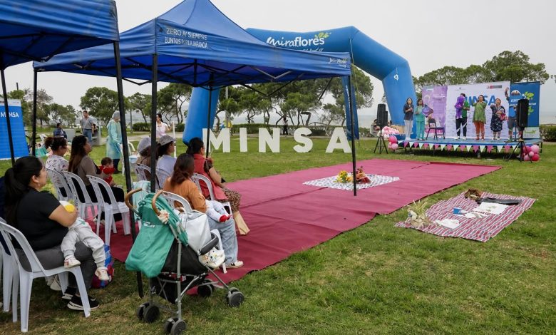 Semana de lactancia materna exclusiva: familias disfrutaron de jornada informativa en Miraflores