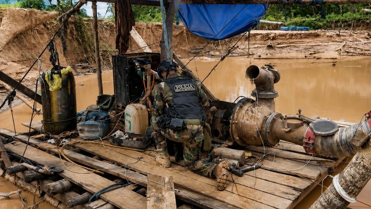 Mininter: PNP inutiliza bienes por más de S/15 millones en Madre de Dios
