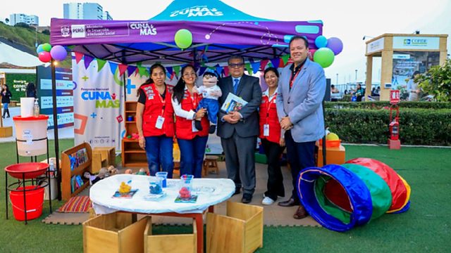 Cuna Más estuvo presente en feria de la Cumbre Perú Sostenible