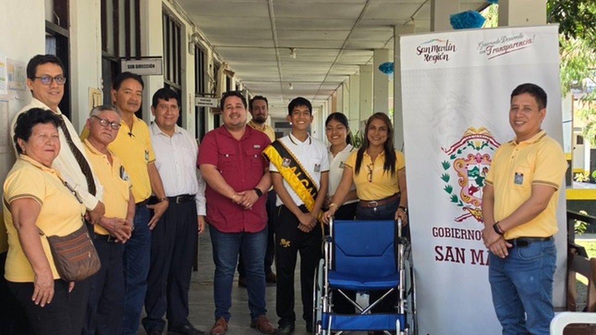Goresam incorpora a colegios de Moyobamba y Tarapoto en distribución de ayudas biomecánicas