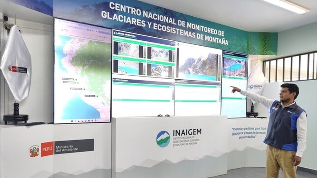 Minam fortalece vigilancia ante eventos extremos de origen glaciar con sistemas de monitoreo en tiempo real