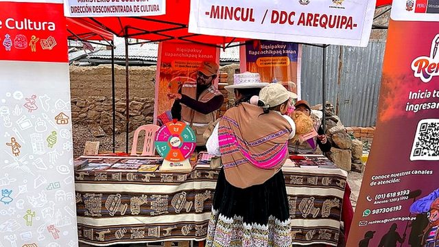 Ministerio de Cultura llevó servicios culturales a más de 6500 pobladores de comunidades altoandinas de Arequipa
