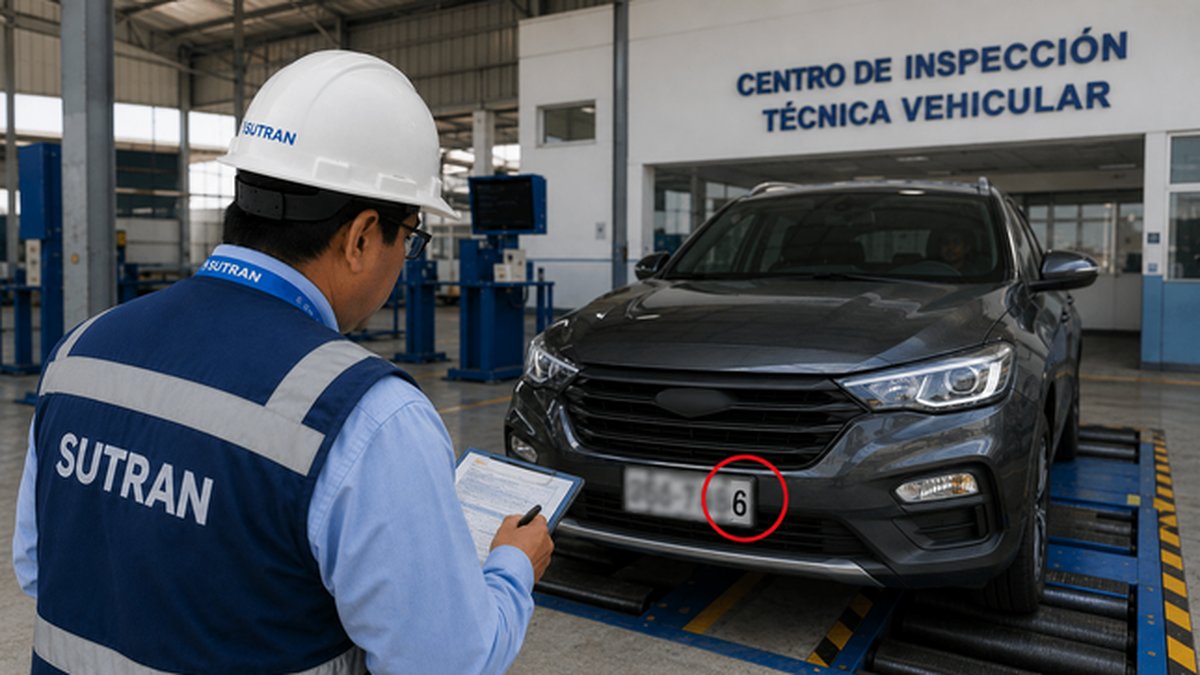 ¿La placa de tu vehículo termina en 6? En setiembre vence el plazo para que realices tu primera revisión técnica