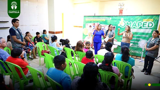 OMAPED Castilla impulsa taller de Terapia de Lenguaje para personas con discapacidad