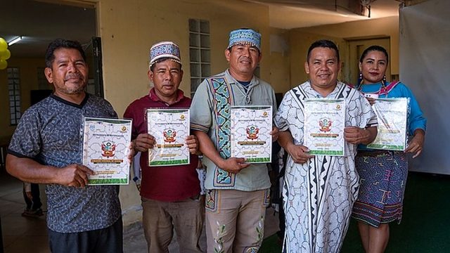 Ucayali: 310 familias aseguran sus territorios comunales con apoyo de DEVIDA