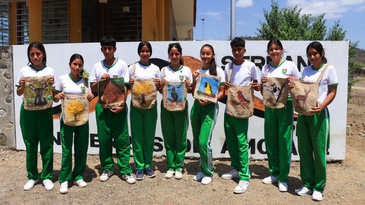 Tumbes: escolares de Rica Playa convierten su creatividad en una iniciativa para conservar el Parque Nacional Cerros de Amotape