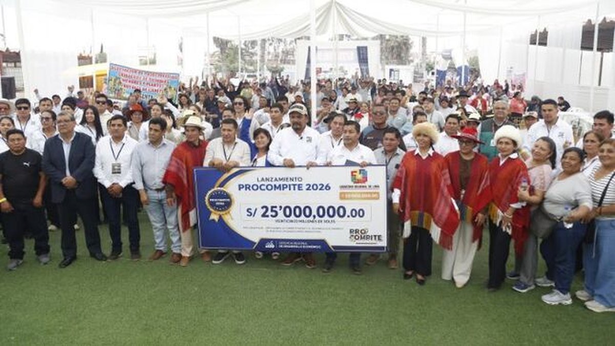 Gobierno Regional de Lima destina 25 millones para impulsar a emprendedores a través del Procompite 2026