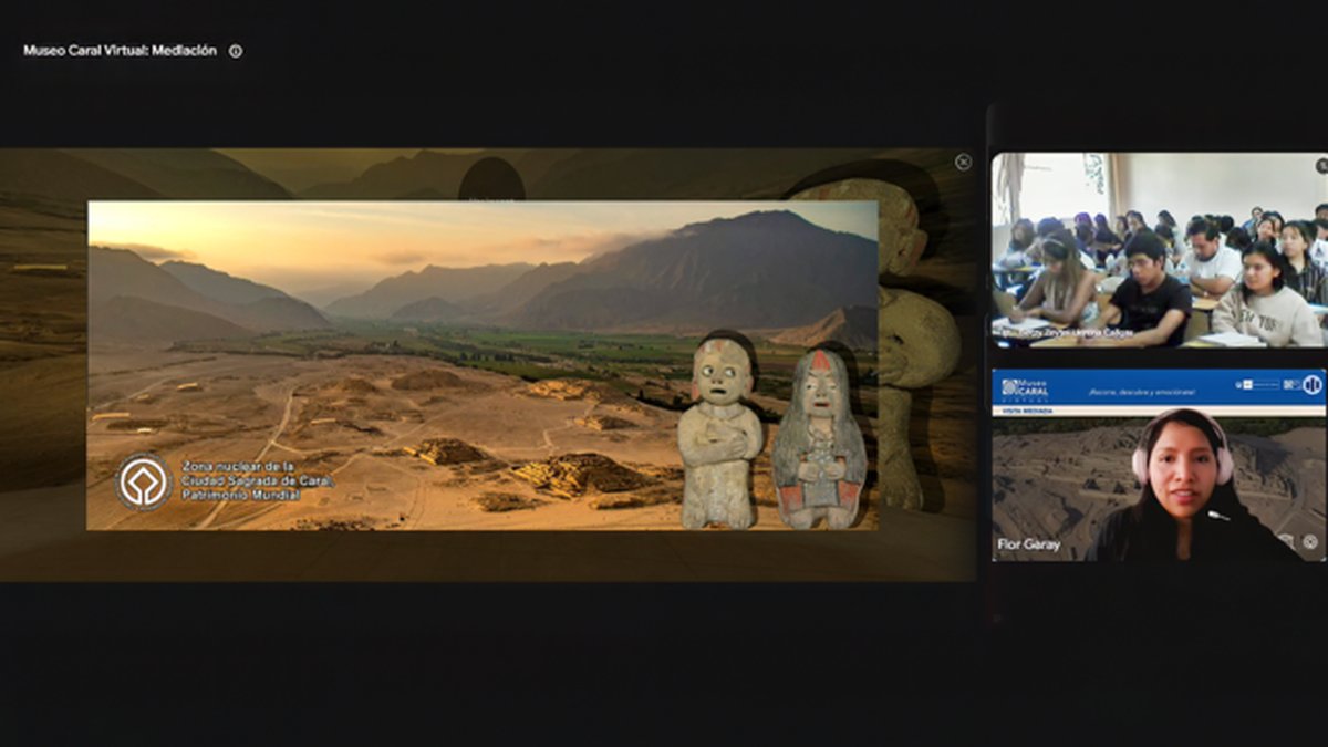 Acerca a tus estudiantes a la Civilización Caral a través de una mediación virtual gratuita