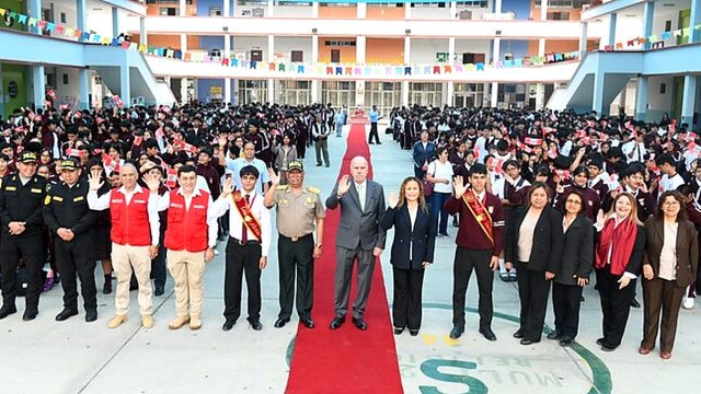 Mininter fortalece la prevención y seguridad escolar en el colegio Alfonso Ugarte