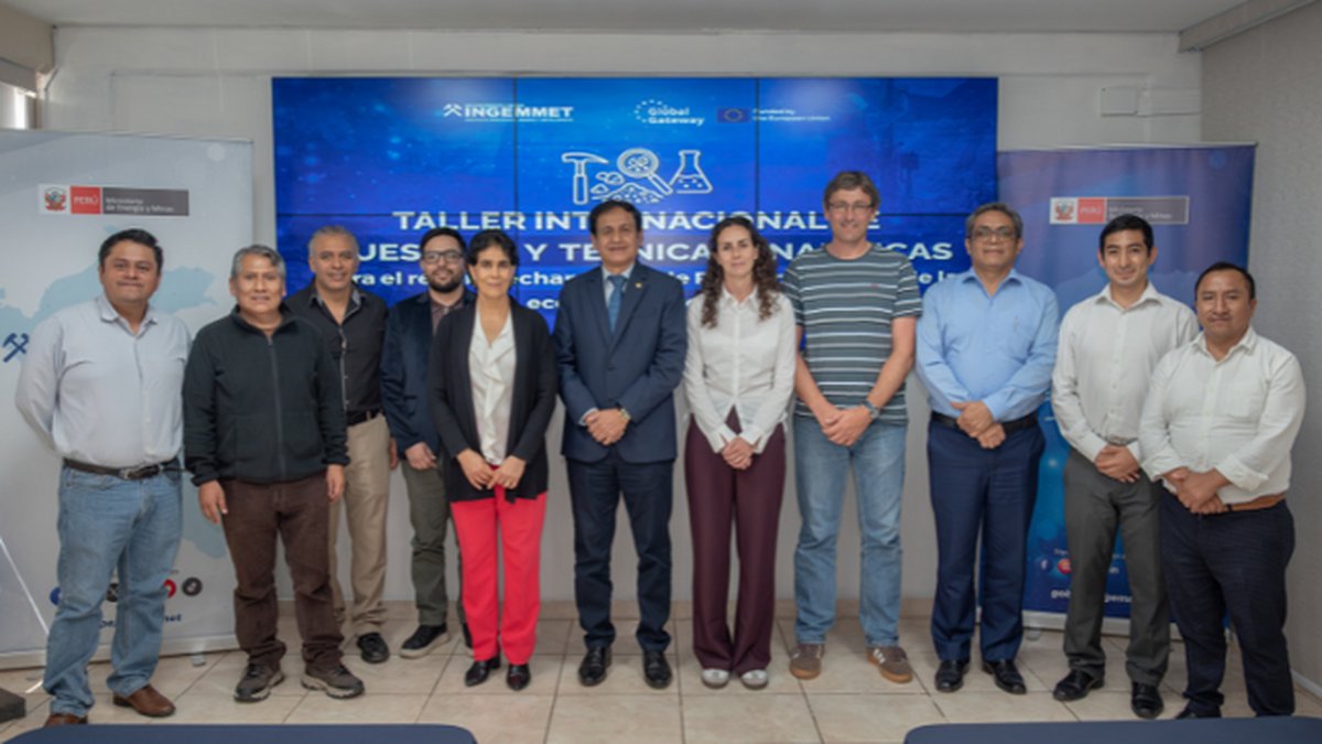 INGEMMET culmina taller internacional sobre el muestreo y reaprovechamiento de Pasivos Ambientales Mineros