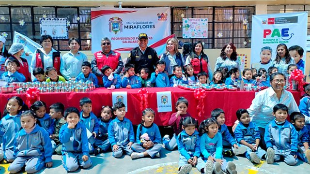 Arequipa: PAE y Municipalidad de Miraflores optimizan servicios de alimentación de la institución educativa inicial Divino Niño Jesús