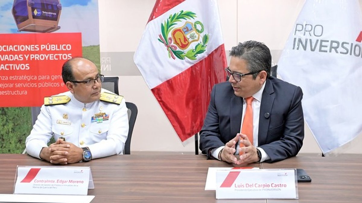 ProInversión y Marina de Guerra del Perú suscriben convenio para impulsar proyectos de inversión en predios navales