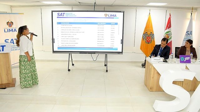 Más de 180 000 vecinos limeños puntuales participan en sorteo “El SAT premia tu puntualidad”