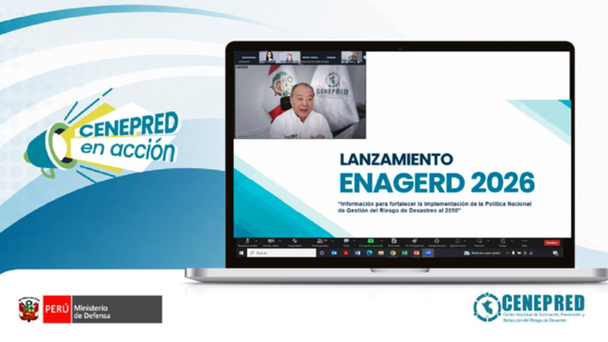 CENEPRED lanza la ENAGERD 2026: más de 2 mil entidades a nivel nacional participarán en la encuesta