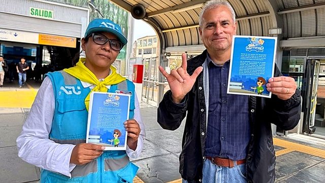 ATU: Metropolitano registra cerca de 80 000 atenciones a usuarios con discapacidad auditiva en 2026