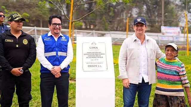Alcalde Renzo Reggiardo inaugura III etapa de la ampliación de la av. Ramiro Prialé que conecta con el Puente Morón