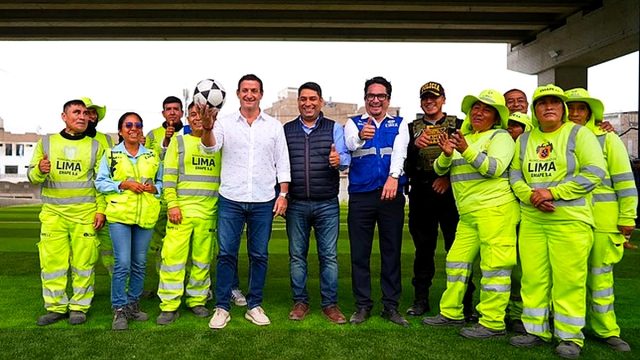 Alcalde Renzo Reggiardo inaugura nuevos espacios deportivos y recreativos en el entorno del bypass Las Torres