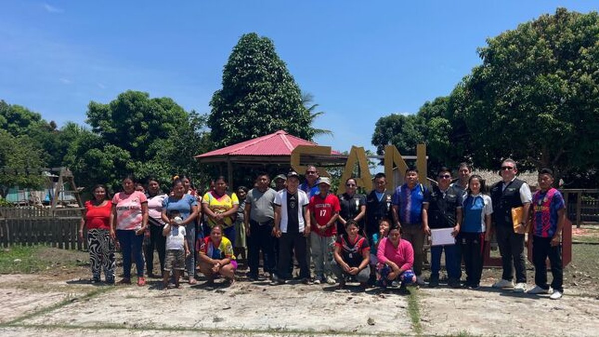 Poder Judicial acerca servicios de justicia a comunidad nativa San Bernardo en Purús