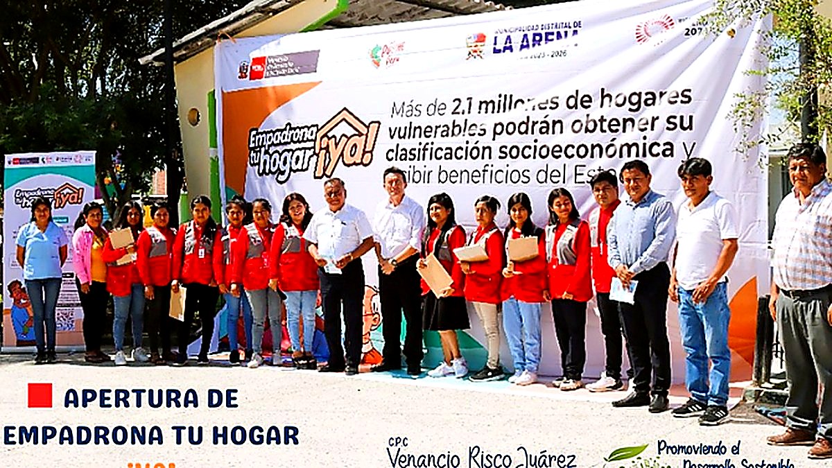 Municipalidad promueve el empadronamiento de hogares para fortalecer la protección de la población ante emergencias