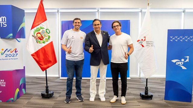 Nicolás Pacheco y Alessandro de Souza celebran en Videna sus oros de Santa Fe 2026 y destacan respaldo del IPD