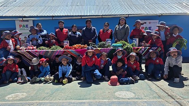 Puno: PAE y Municipalidad de Calapuja incorporan alimentos frescos a la alimentación escolar