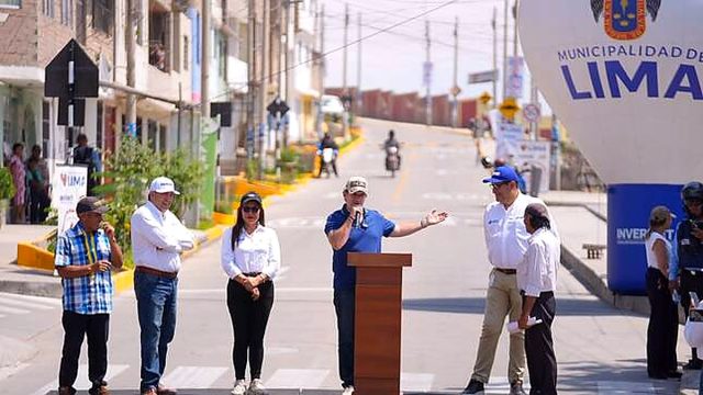Alcalde Renzo Reggiardo inaugura renovada Prolongación de la av. Guillermo Billinghurst en San Juan de Miraflores
