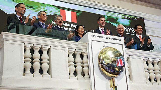 Presidenta Keiko Fujimori en campanazo en la Bolsa de Valores de Nueva York: “El Perú es clave”