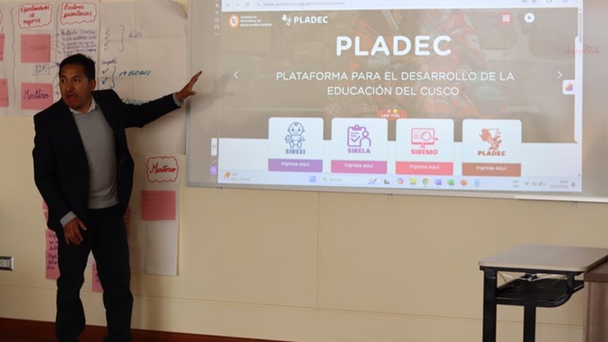 Por Una Educación Sin Fronteras: Cusco Implementa Nueva Plataforma Para Anticipar Riesgos Y Priorizar Intervenciones En Colegios