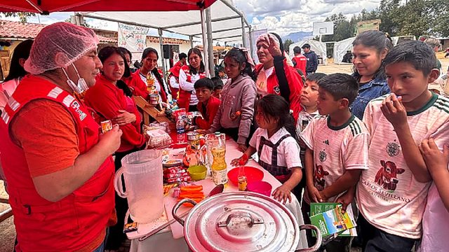 Cajamarca: PAE se acerca a familias del centro poblado Cau Cau con sabores, juegos y aprendizajes
