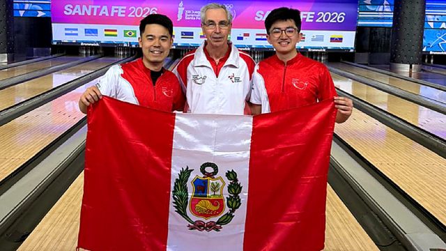 Perú brilla en bowling: Adrián Tokashiki y Alejandro Ishikawa conquistan el oro en Santa Fe 2026