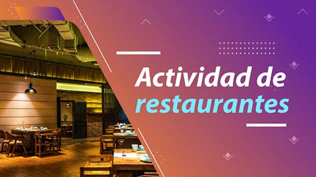 Actividad de restaurantes aumentó 3,40% en julio 2026