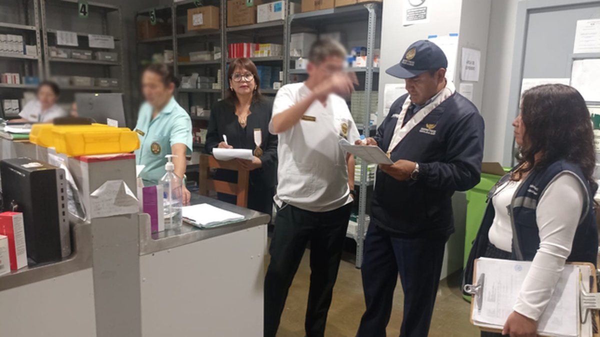 Fiscalía verifica situación de abastecimiento de medicamentos en el Hospital Nacional PNP Luis N. Sáenz