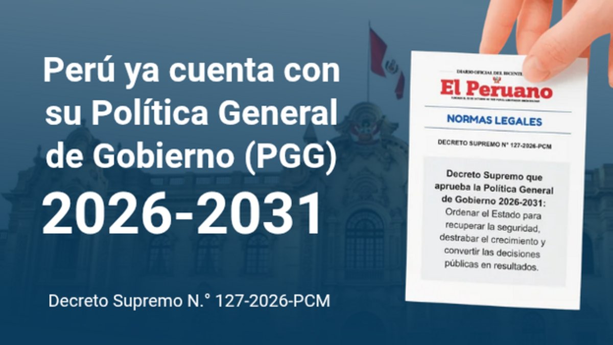 PGG 2026-2031 prioriza seguridad, empleo y servicios para la ciudadanía
