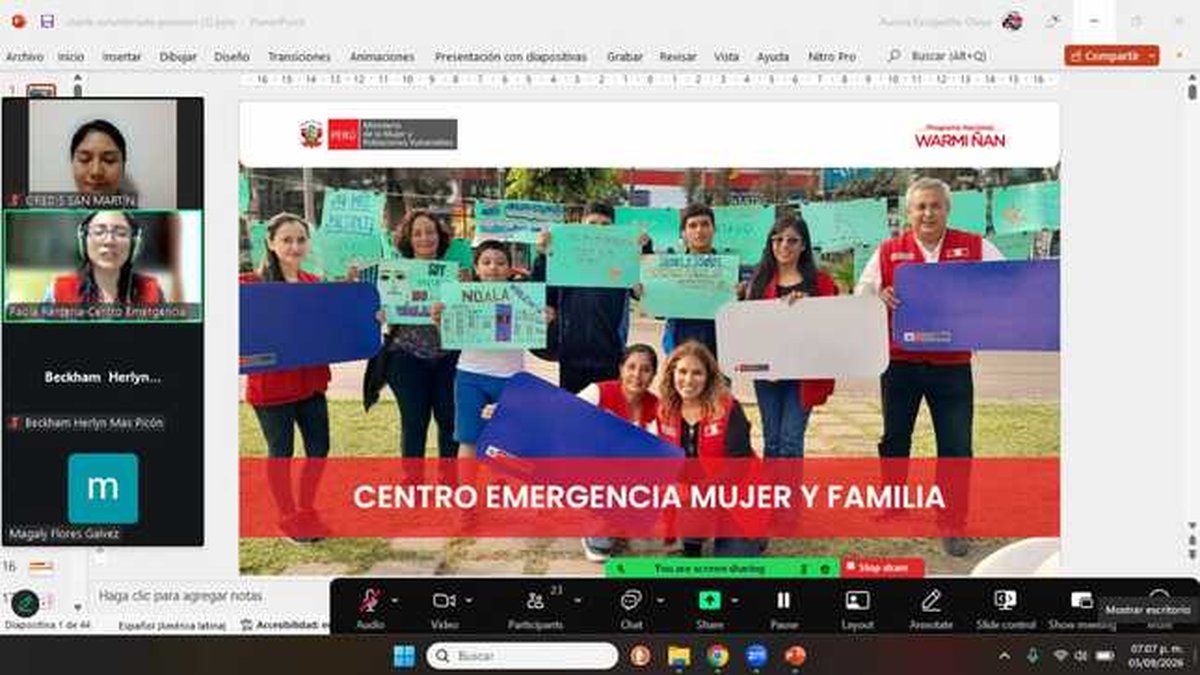 GORESAM prepara a 120 voluntarios para fortalecer atención a población vulnerable y respuesta ante emergencias