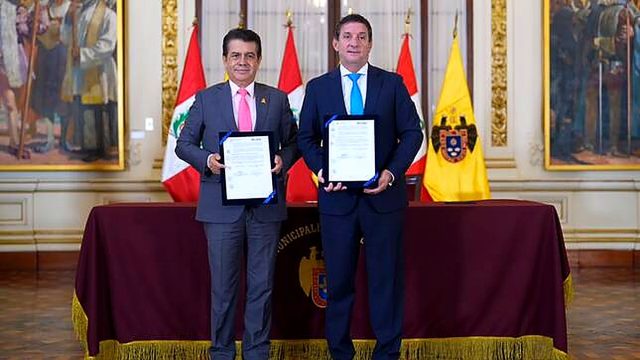 Alcalde Renzo Reggiardo suscribe convenio con el Ministerio Público para fortalecer la seguridad en la capital