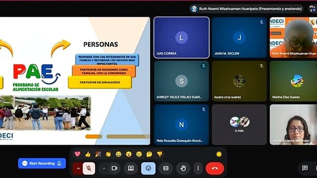 FEN Cajamarca: PAE e Indeci intensifican capacitaciones para garantizar el servicio alimentario