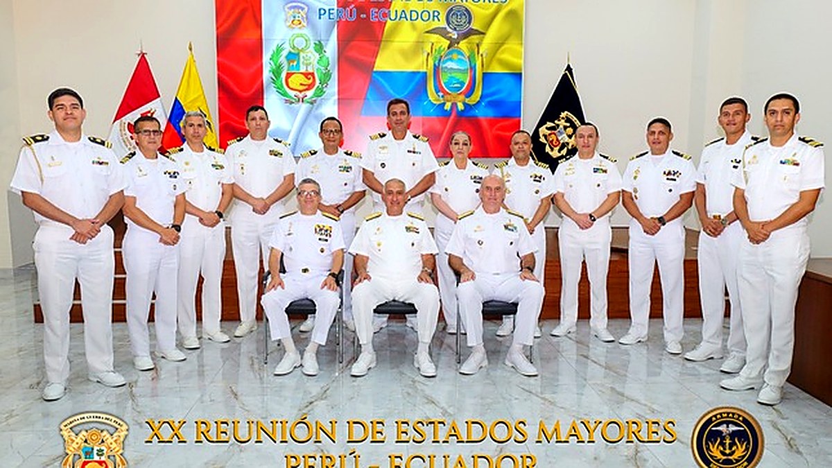 XX Reunión Bilateral de Estados Mayores entre la Marina de Guerra del Perú y la Armada del Ecuador