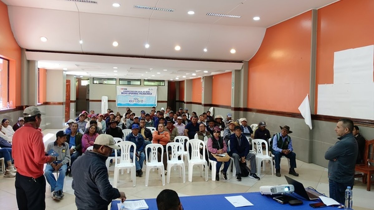 Cusco: ANA fortalece organizaciones de usuarios de agua en Limatambo
